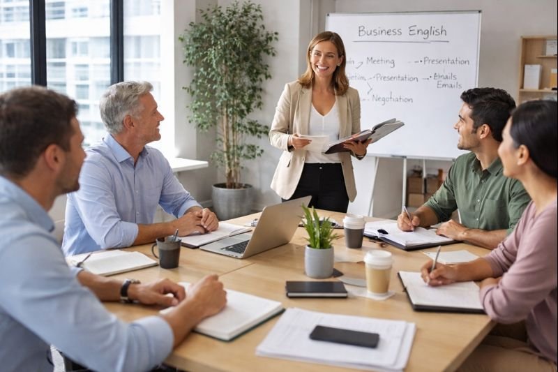 sesion de clases de ingles para empresas