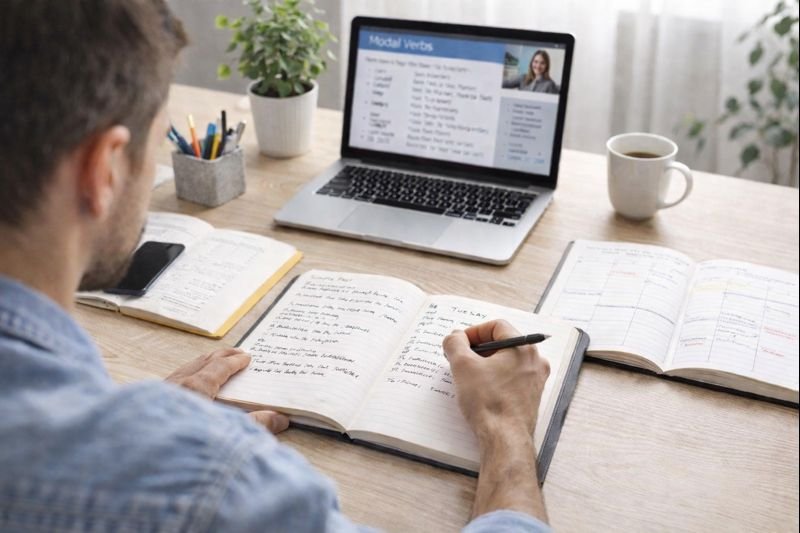 como organizarse para aprovechar las clases de ingles