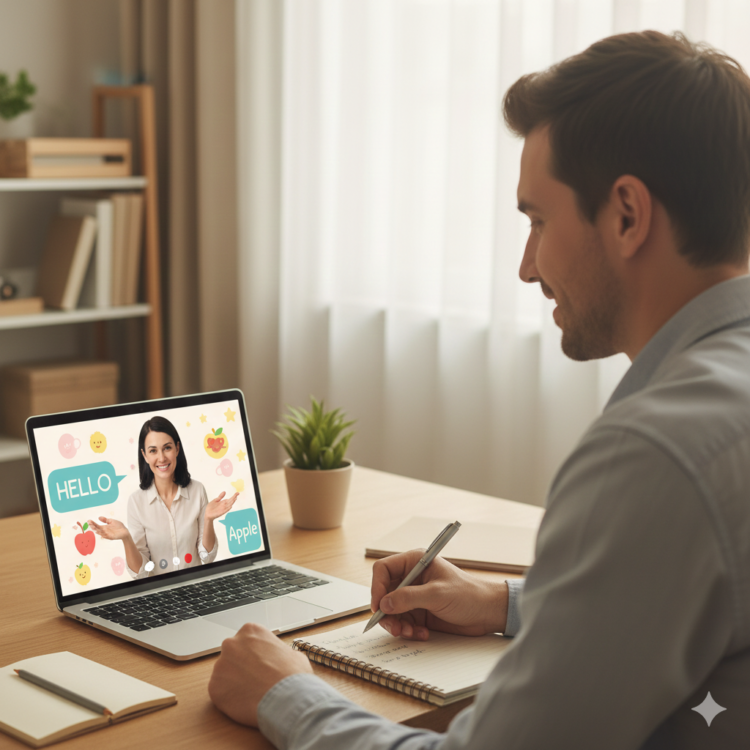 clases de ingles online para principiantes bien guiada