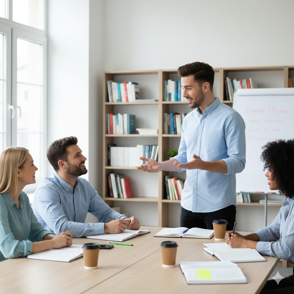 Clases de inglés para adultos: aprender con poco tiempo