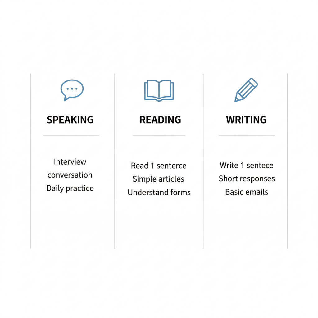 ingles para naturalizacion: speaking, reading y writing